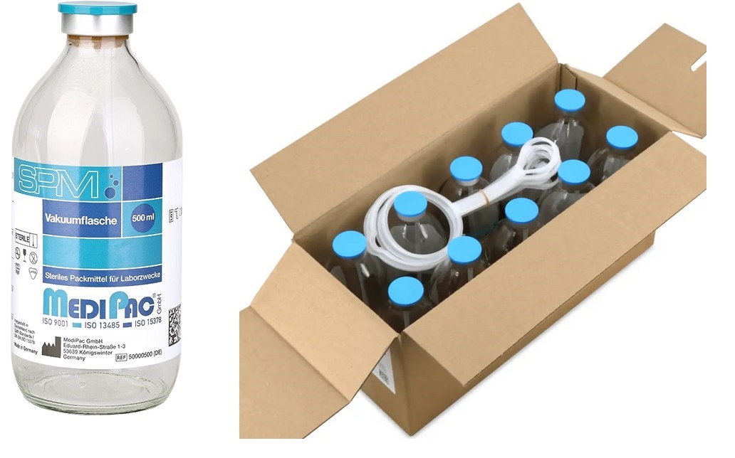 Vakuumflaschen mit Aufhängevorrichtungen