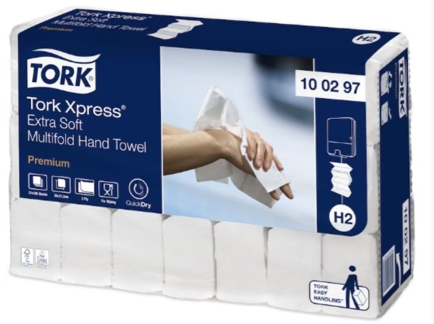 TORK Xpress® Handtücher - 2-lagig, weiß