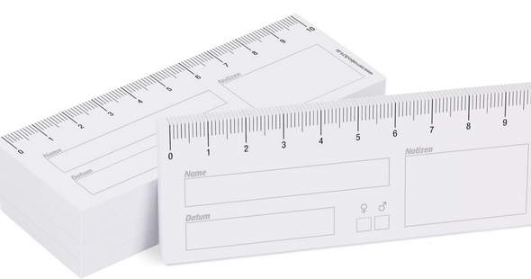 Wundlineal Haftnotiz-Blöcke
