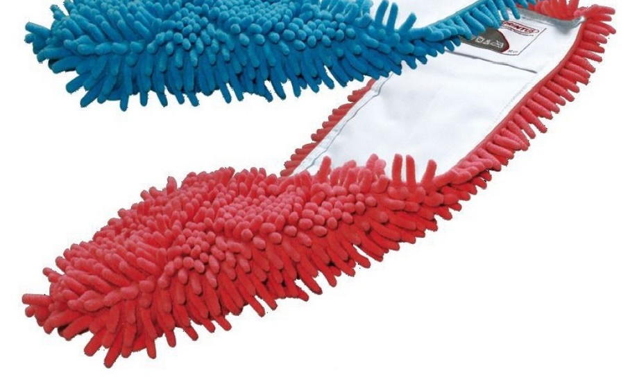 Mopp aus Mikrofaser für Breite 40 cm, ROT