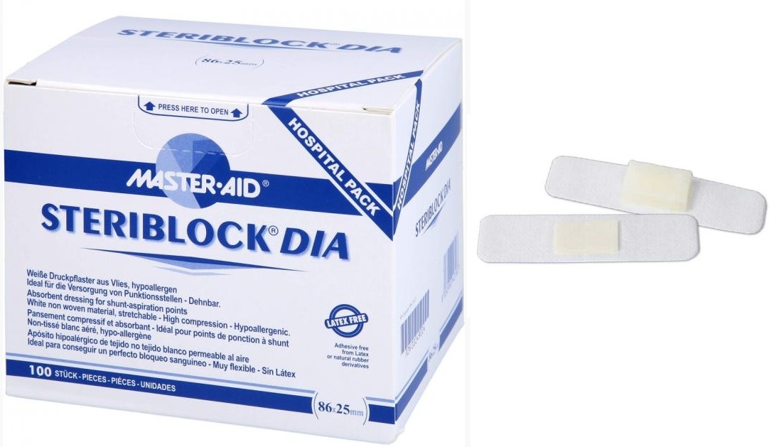 STERIBLOCK® DIA - sterile Druckpflaster