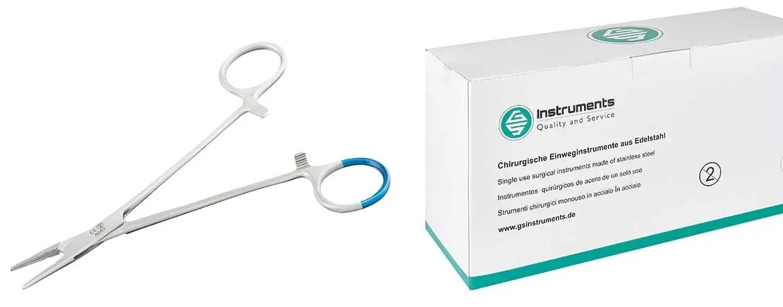 Einmal-Nadelhalter nach Mayo-Hegar