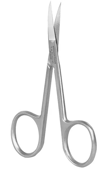 Iris Schere, spitz/spitz, gebogen, 11 cm