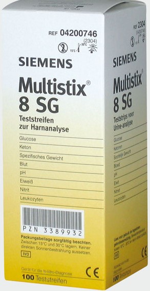 Multistix® 8 SG Teststreifen