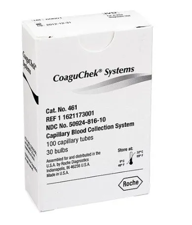CoaguChek Systeme Kapillaren  - 100 Stck
