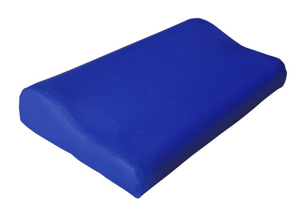 Kopflagerungskissen blau