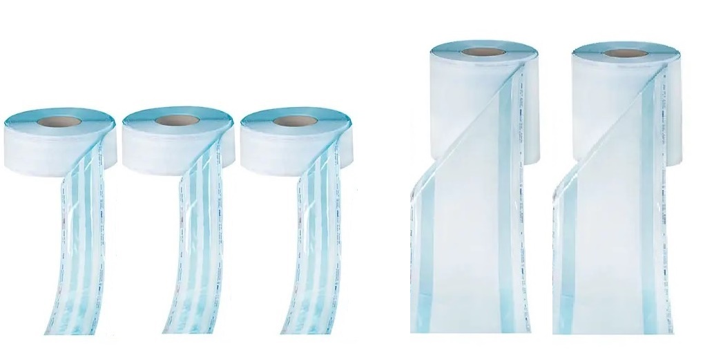 Autoclav Klarsichtrollen mit Falte