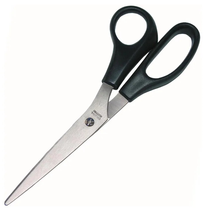 Universalschere, ca. 21 cm, schwarz