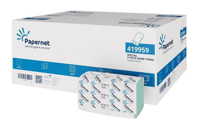 Universalhandtuch 2-lagig, deinked green