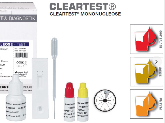 CLEARTEST® Mononukleose Test