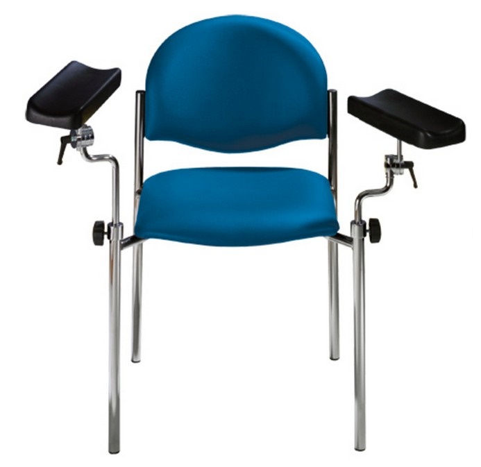 Blutentnahmestuhl HAEMO-LINEA, blau