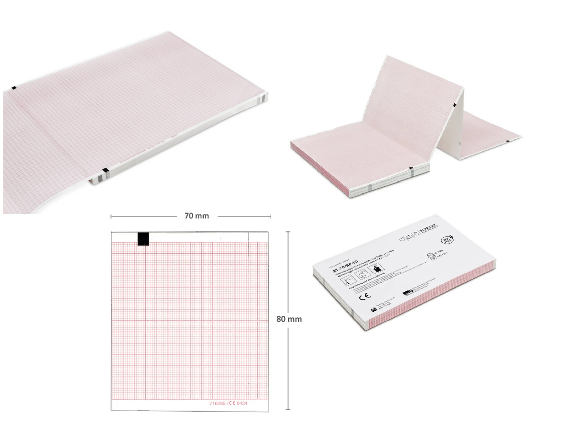 Registrier-Papiere Schiller, Faltbuch rot (Block)