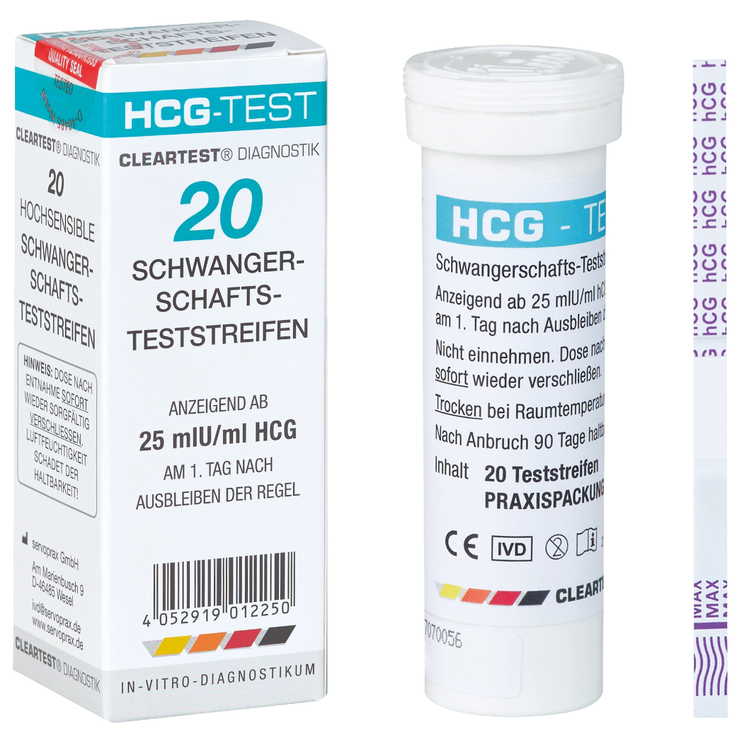 CLEARTEST® hCG, Schwangerschaftstest