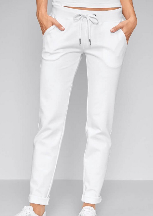 Hose mit Gummibund, weiß, Gr. M