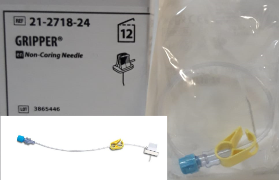 Gripper® Portnadeln, Fa. Smiths-Medical