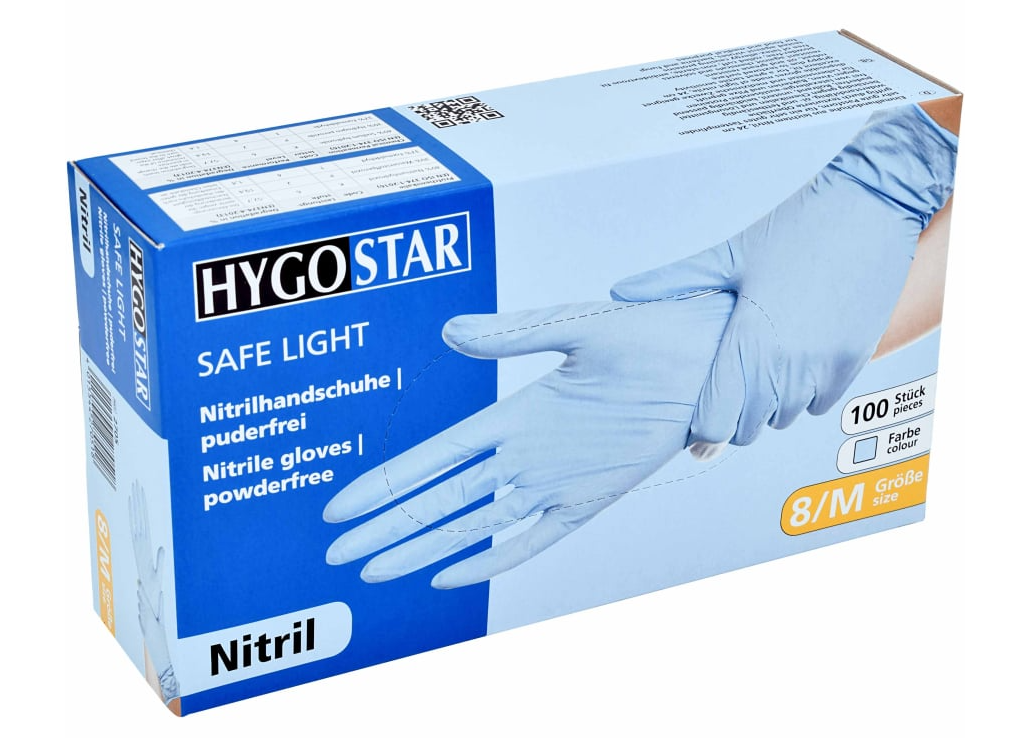 HYGOSTAR® Nitrilhandschuhe Safe Light