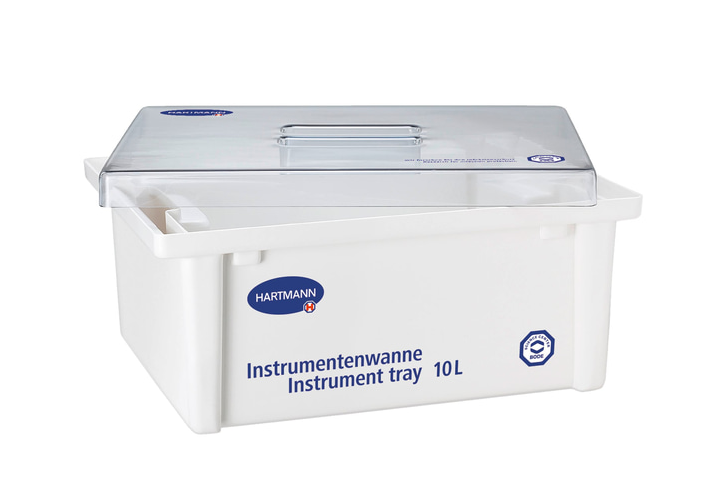 Hartmann Instrumentenwanne 10L inkl. Deckel ohne Schlitz
