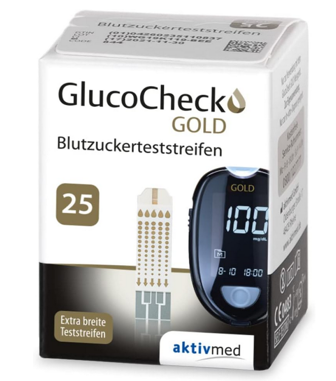 GlucoCheck GOLD Blutzuckerteststreifen