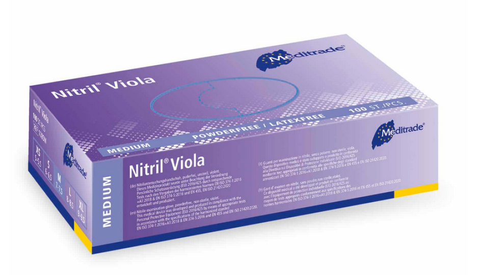 Meditrade Nitril® Viola, puderfrei