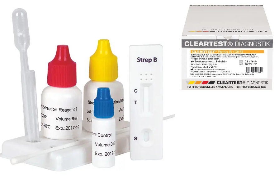 CLEARTEST® Strep-B, aus Abstrichen