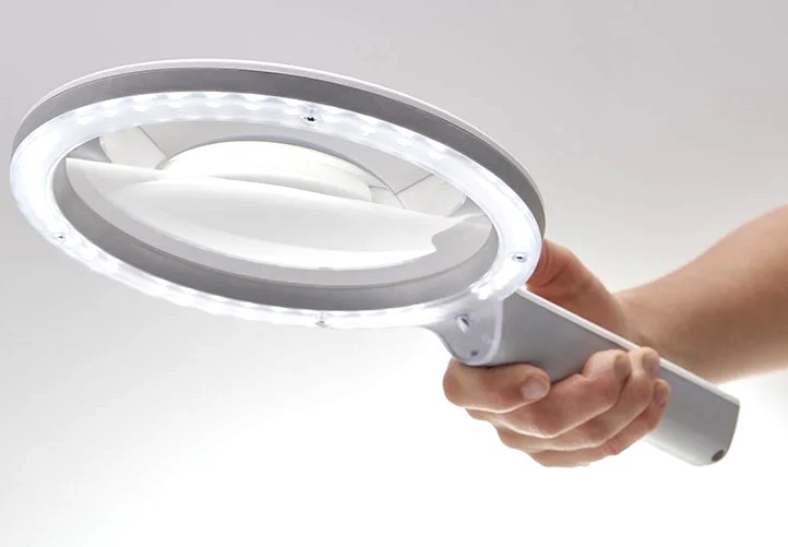 LED-Lampe Derungs - Handlupenleuchte