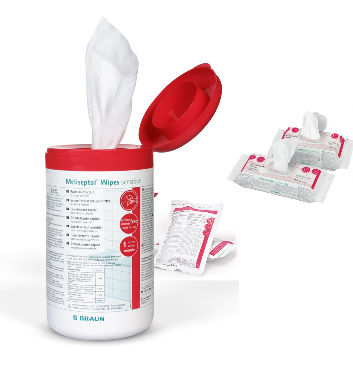 BIBRAUN Meliseptol® Wipes sensitive Tücher