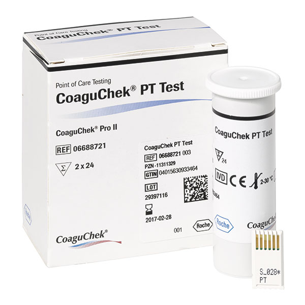 CoaguChek® PT Teststreifen 2x24 Teste