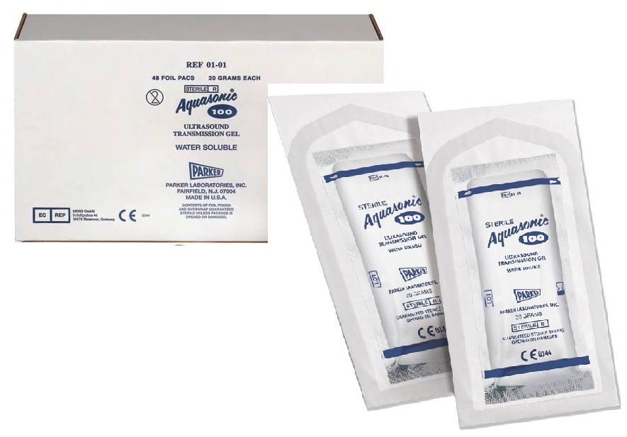 Aquasonic® 100 Ultraschallgel Pads steril