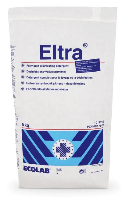 ECOLAB Eltra 6 kg - Desinfektions-Vollwaschmittel