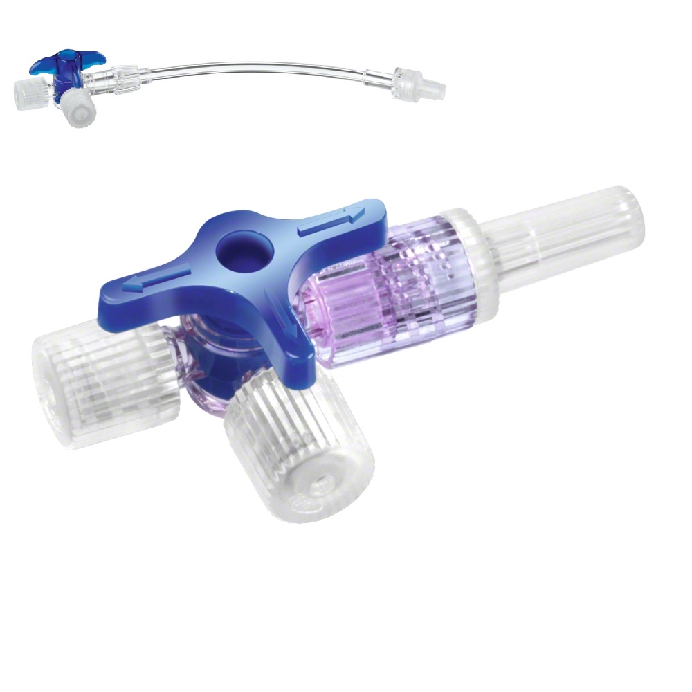 Discofix C - Dreiwegehahn blau Discofix C - Dreiwegehahn blau