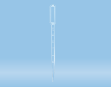 Transparente Transferpipette, Typ B