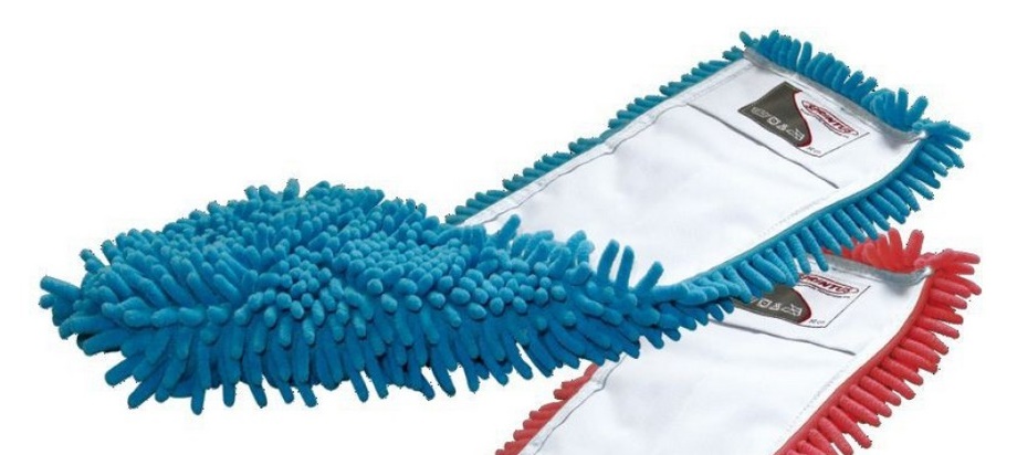 Mopp aus Mikrofaser für Breite 40 cm, BLAU