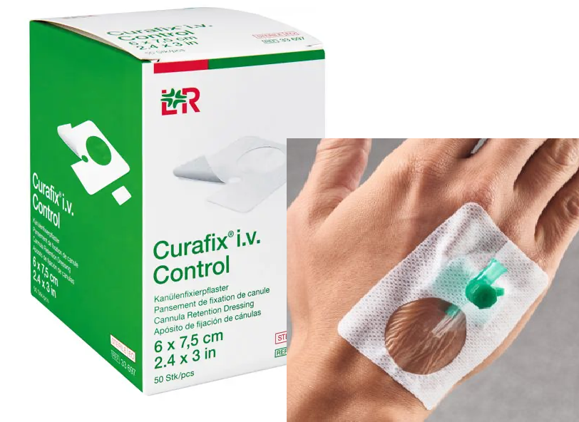 L+R Curafix® i.v. Control Kanülenfixierpflaster