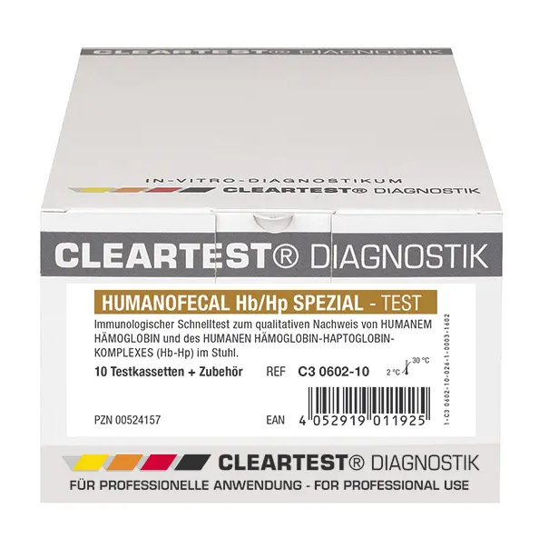 CLEARTEST® Humanofecal Hb/HP Spezial Testsets