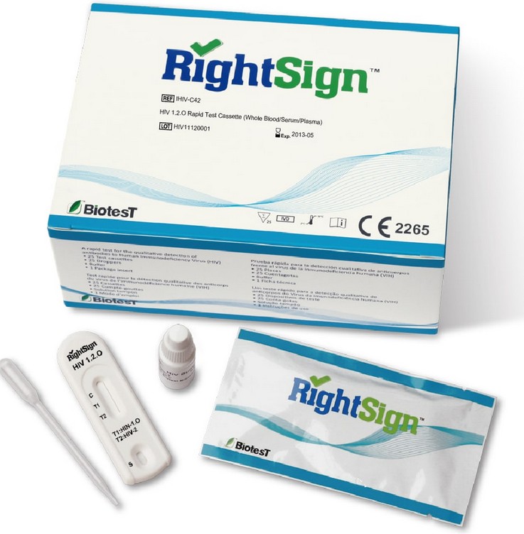 RightSign® HIV-Kassetten-Schnelltest