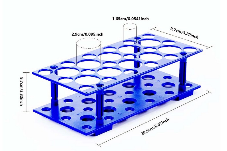 Universal- Röhrchenständer, blau