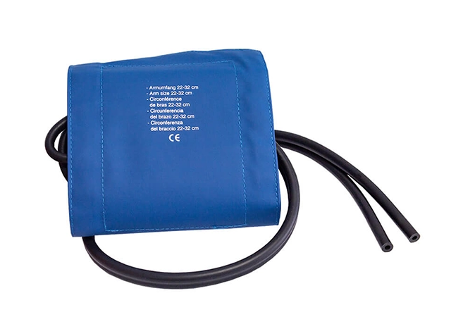 Klettmanschette Boso komplett Doppelschlauch, blau, 22-32cm