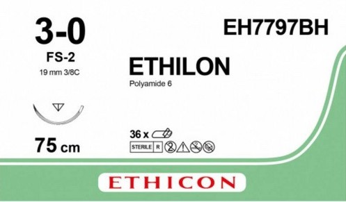 ETHILON 3-0, USP: 3/0, schwarz