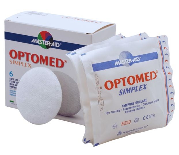 Optomed® simplex Augenkompressen steril