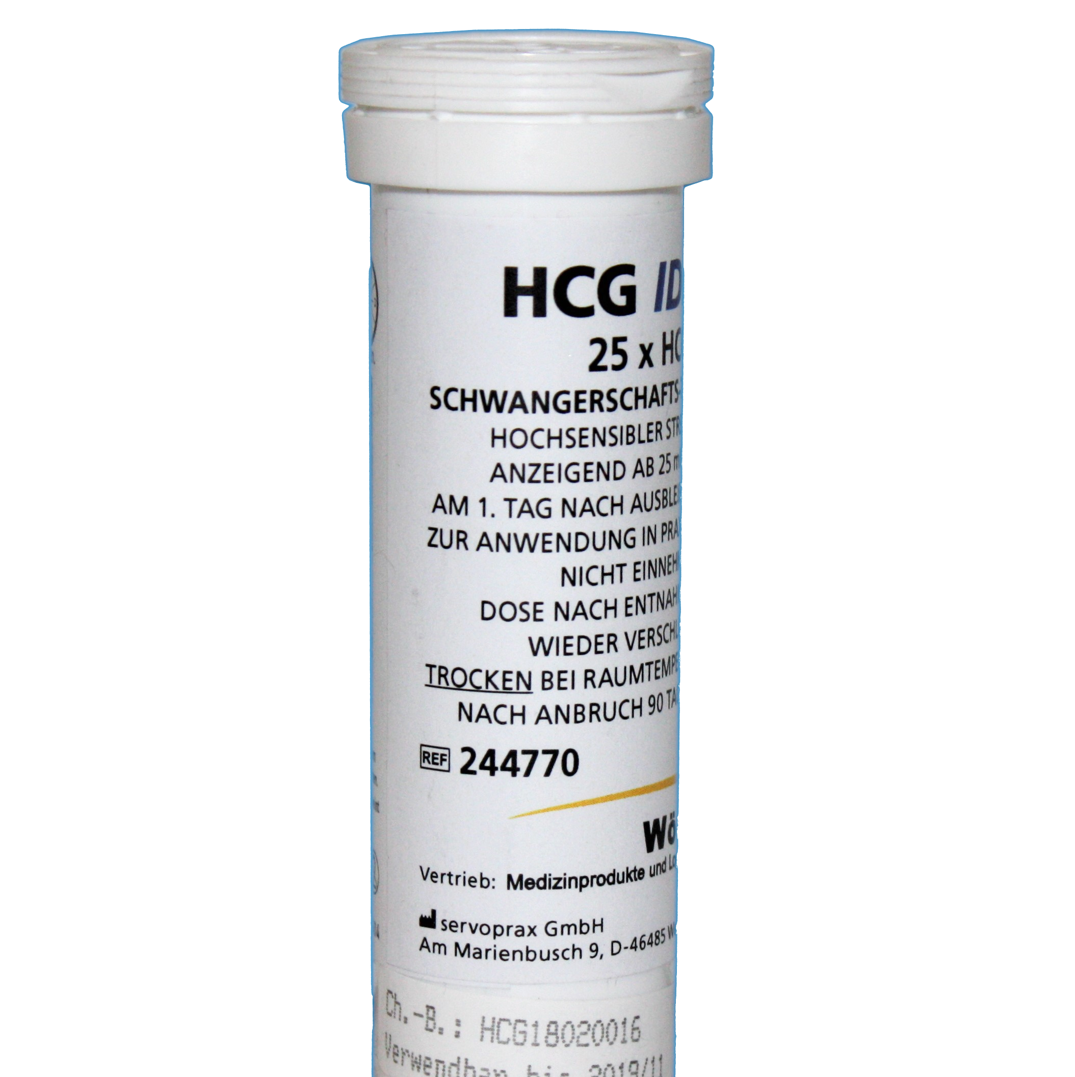 IDEAL hCG, Schwangerschafts-Teststreifen