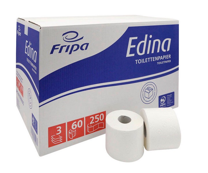 Toilettenpapier Fripa Edina, 60 Rollen