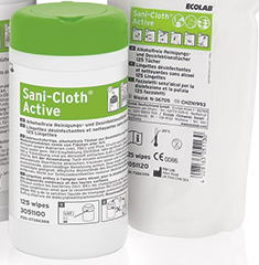 ECOLAB Sani-Cloth® Active Desinfektions- und Reinigungstücher