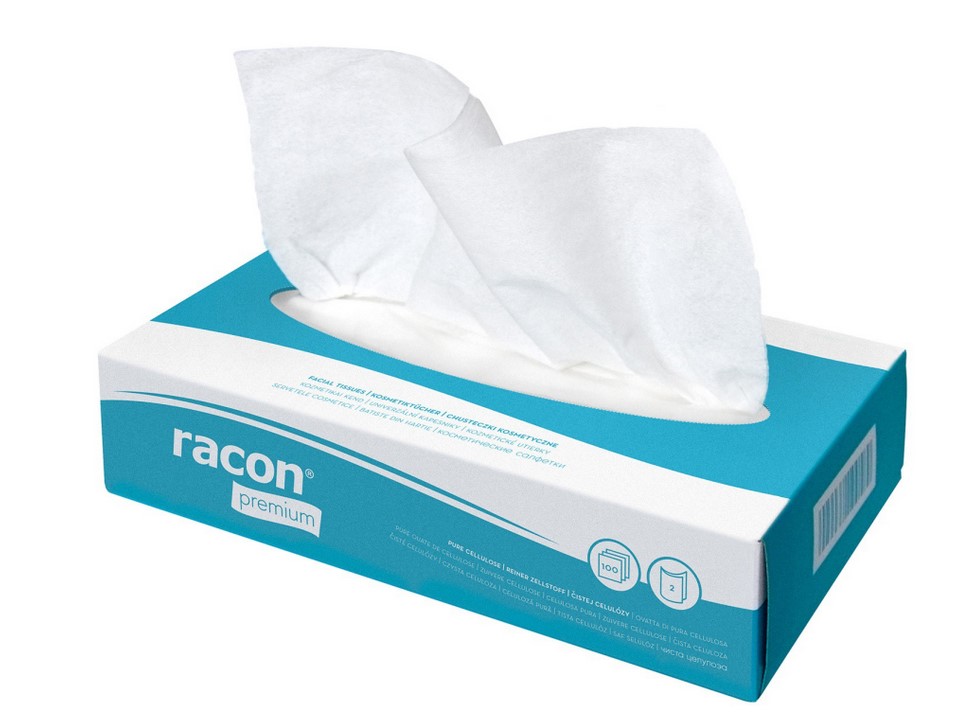 racon® premium Kosmetiktücher 2-lagig