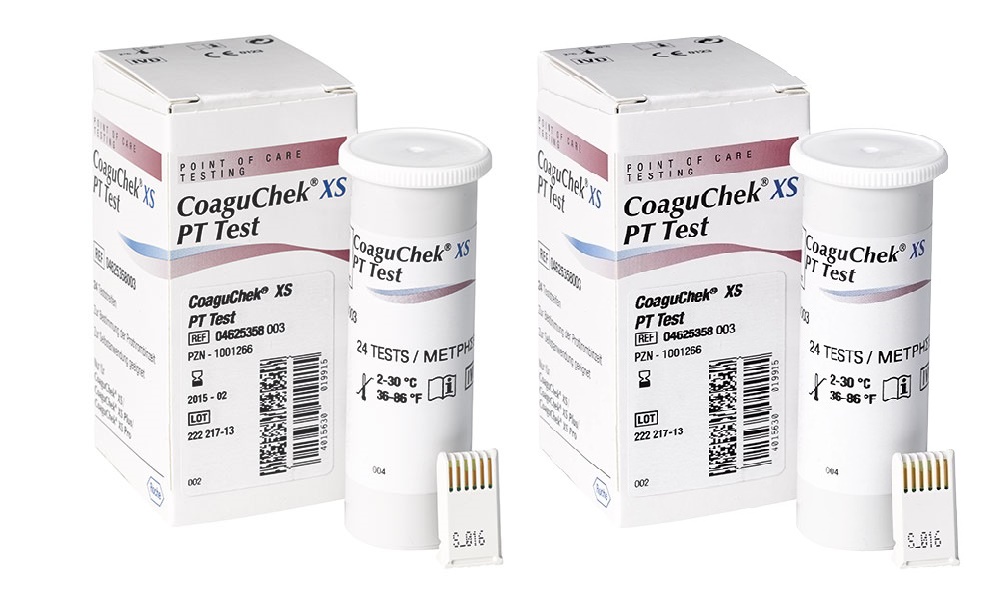 CoaguChek® XS PT-Teste